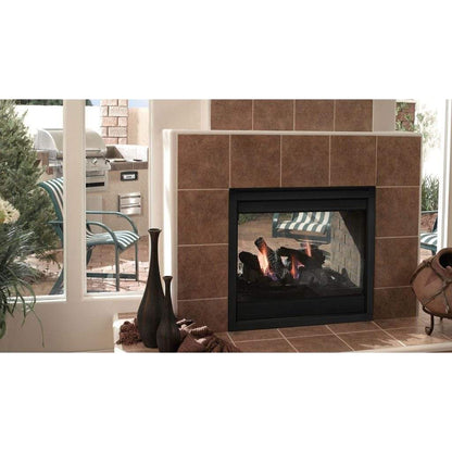 Majestic Twilight 36" Traditional Indoor/ Outdoor See-Through Vent Free Gas Fireplace With IntelliFire Touch Ignition System
