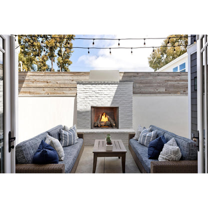 Majestic Courtyard 36" Traditional Outdoor Vent-Free Natural Gas Fireplace With IntelliFire Ignition System