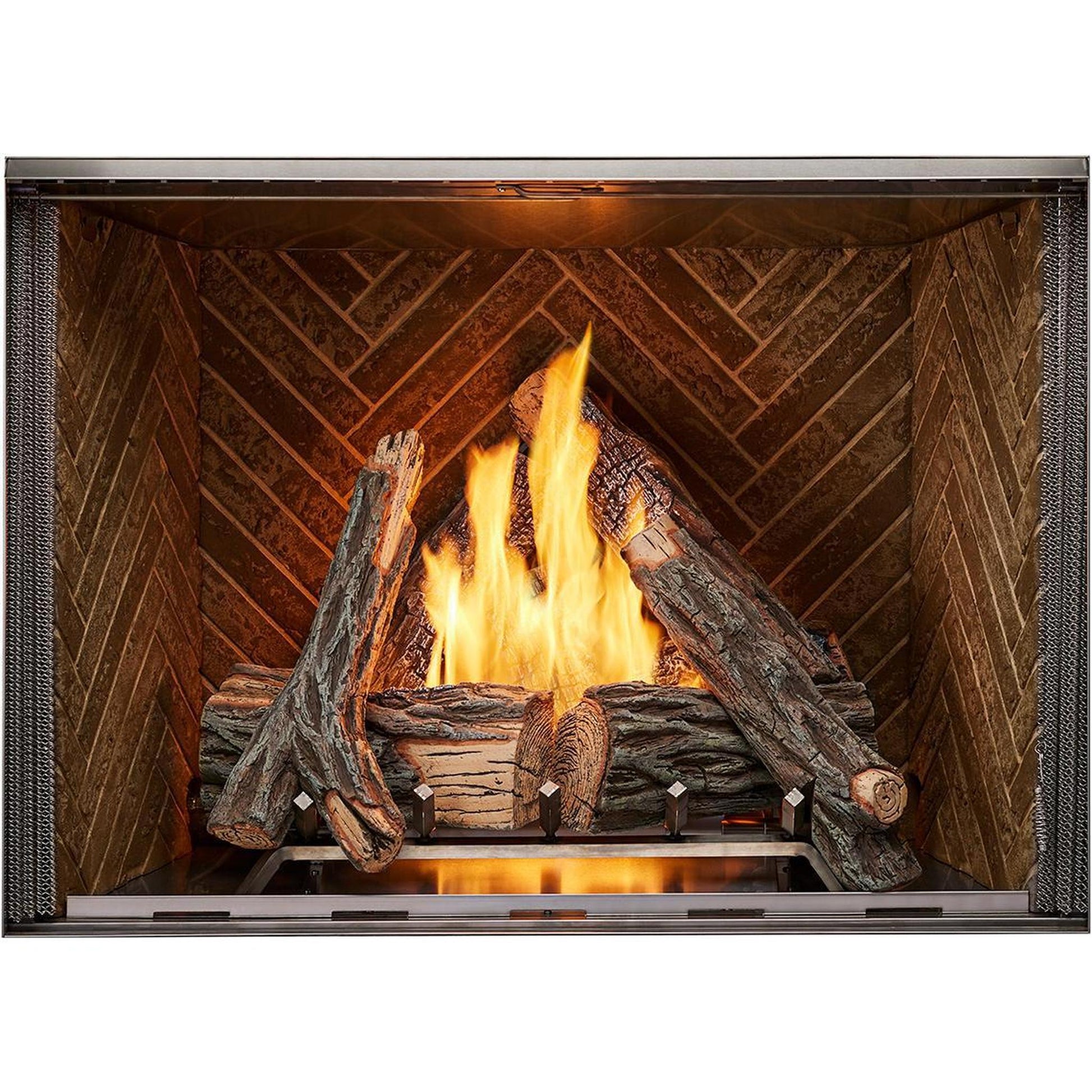Majestic Courtyard 42" Traditional Outdoor Vent-Free Natural Gas Fireplace With IntelliFire Ignition System