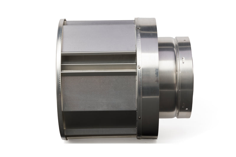 Majestic DVP 12" High Wind Vertical Termination Cap With Storm Collar