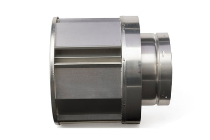 Majestic DVP 12" High Wind Vertical Termination Cap With Storm Collar