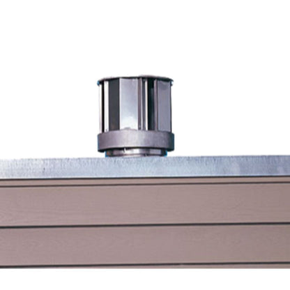 Majestic DVP 12" High Wind Vertical Termination Cap With Storm Collar