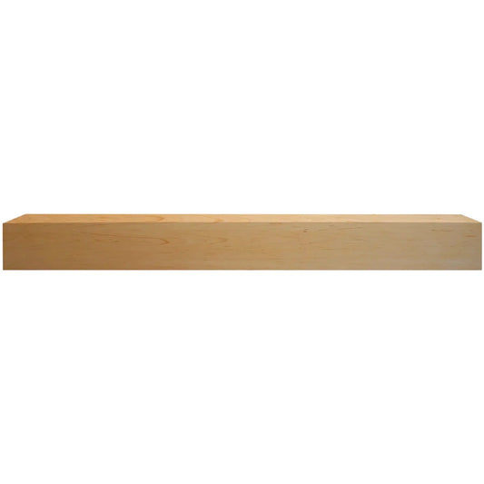 Majestic Design Series Ozark 48" Unfinished Maple Transitional Style Wood Mantel Shelf With Custom New Gray Stain Color