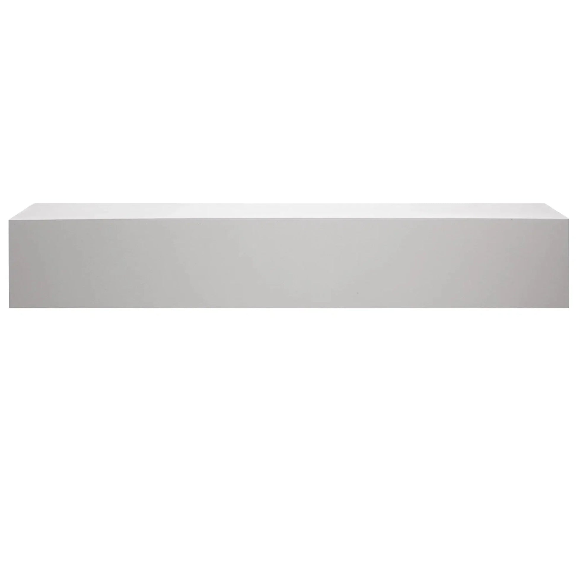 Majestic Design Series Ozark 72" Primed MDF Transitional Style Wood Mantel Shelf With Custom New Gray Stain Color