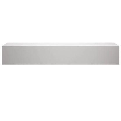 Majestic Design Series Ozark 72" Primed MDF Transitional Style Wood Mantel Shelf With Custom New Gray Stain Color