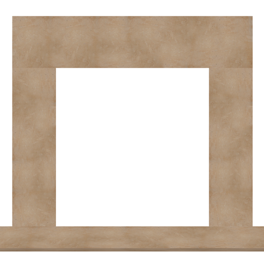 Majestic Design Series Set 3 49" Single-Pack Thala Beige Marble Stone Surround