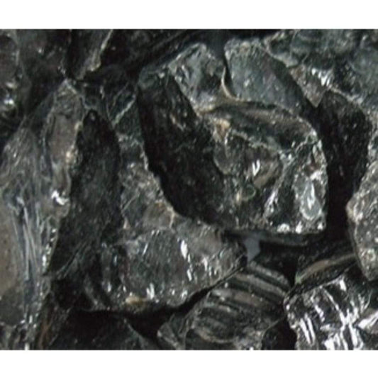 Majestic Ebony Non-Reflective Crushed Glass Media for Lanai 60" Outdoor Gas Fireplace