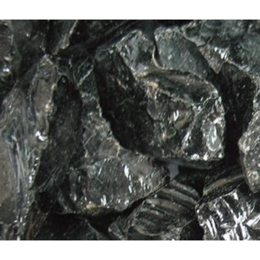 Majestic Ebony Non-Reflective Crushed Glass Media for Pier and See-Through Multi-Sided Gas Fireplaces