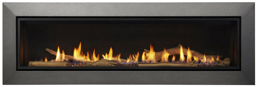 Majestic Echelon II 60" Linear Contemporary Direct Vent Natural Gas Fireplace With IntelliFire Touch Ignition System