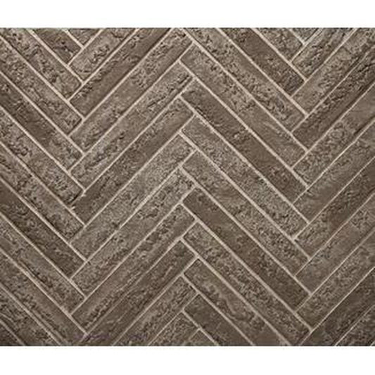 Majestic Gray Premium Herringbone Interior Panels for Courtyard 42" Gas Fireplace