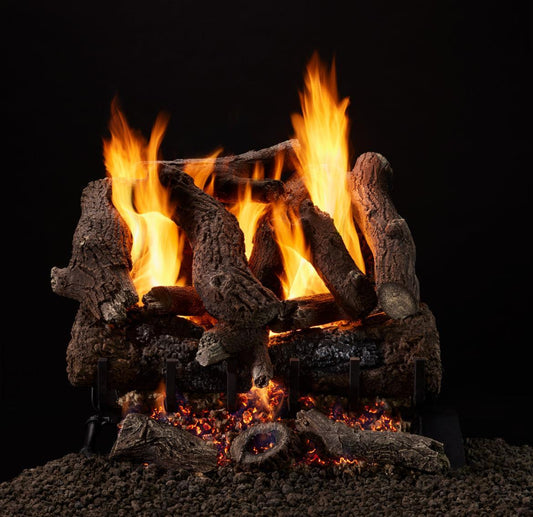 Majestic Heritage Oak 30" 14-Piece 3-Tier Vented Gas Log Set