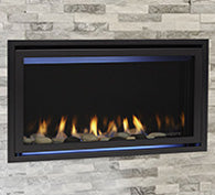 Majestic Jade 32" Linear Contemporary Direct Vent Natural Gas Fireplace With IntelliFire Touch Ignition System