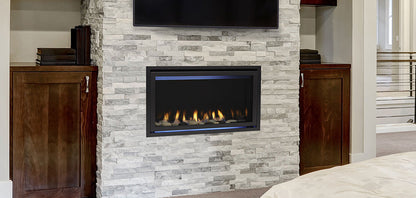 Majestic Jade 32" Linear Contemporary Direct Vent Natural Gas Fireplace With IntelliFire Touch Ignition System