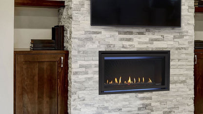 Majestic Jade 32" Linear Contemporary Direct Vent Natural Gas Fireplace With IntelliFire Touch Ignition System