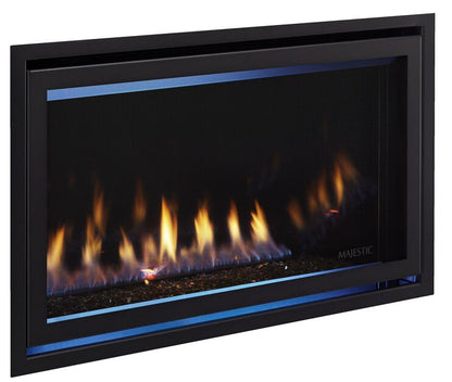 Majestic Jade 32" Linear Contemporary Direct Vent Natural Gas Fireplace With IntelliFire Touch Ignition System