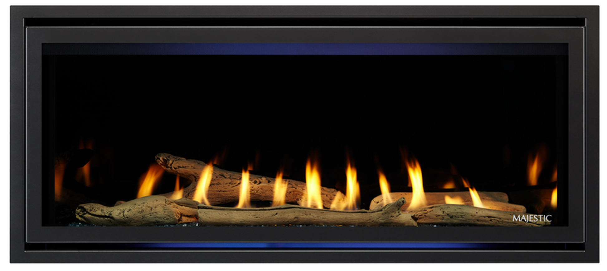 Majestic Jade 42" Linear Contemporary Direct Vent Propane Gas Fireplace With IntelliFire Touch Ignition System