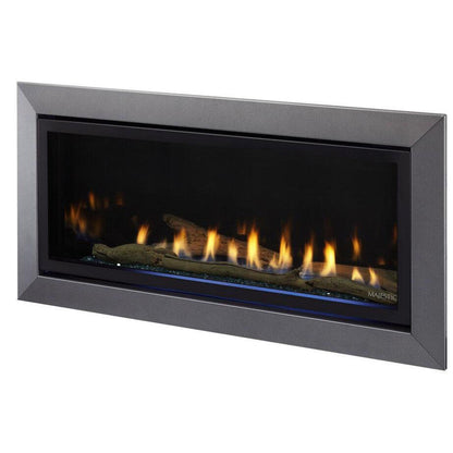Majestic Jade 42" Linear Contemporary Direct Vent Propane Gas Fireplace With IntelliFire Touch Ignition System