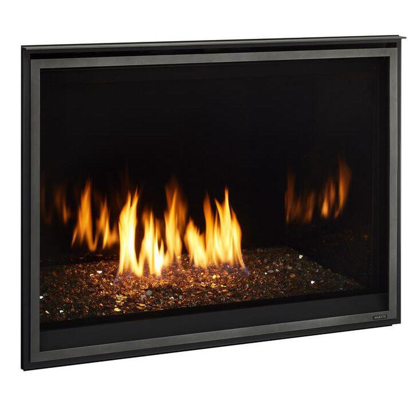 Majestic Meridian Modern 36" Traditional/Contemporary Top Direct Vent Natural Gas Fireplace With IntelliFire Touch ignition System