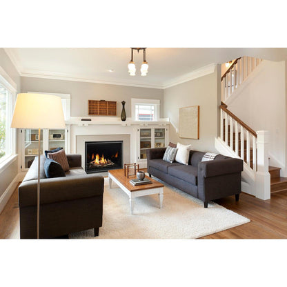 Majestic Meridian Modern 42" Traditional/Contemporary Top Direct Vent Natural Gas Fireplace With IntelliFire Touch ignition System