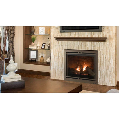 Majestic Meridian Platinum 36" Traditional Direct Vent Gas Fireplace with IntelliFire Touch Ignition System