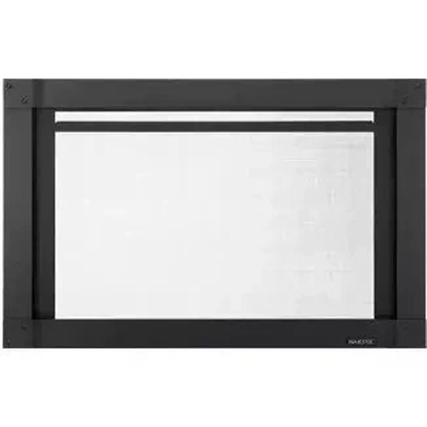 Majestic Mission Black Full View Screen Front for Trilliant 30" Gas Fireplace Insert