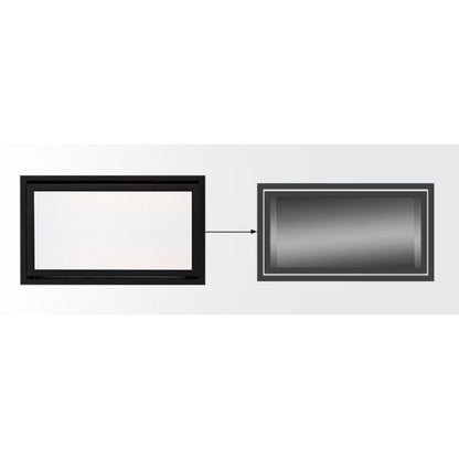 Majestic Pewter Clean Face Trim for Echelon II 60" Gas Fireplace