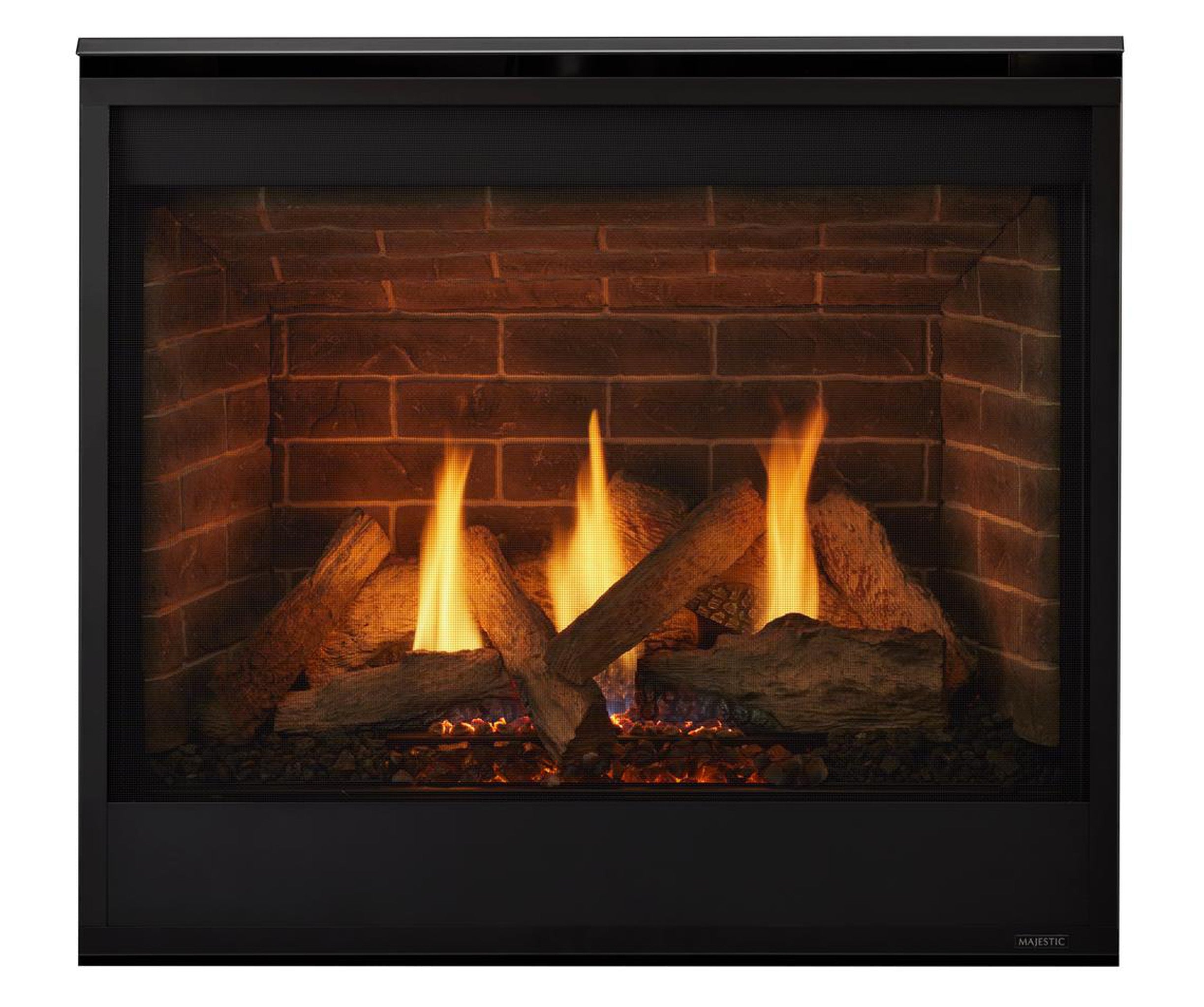 Majestic Quartz 32" Traditional Top/Rear Direct Vent Natural Gas Firep