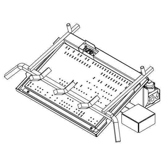 Majestic Radiant 30" IPI Vented Natural Gas Burner Assembly With Remote Control for Duzy Series Gas Log Set