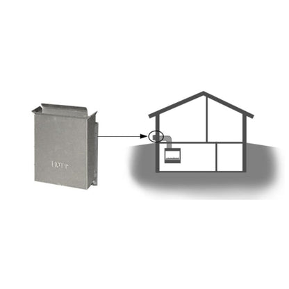 Majestic SLP Horizontal Snorkel Cap for Basement Applications
