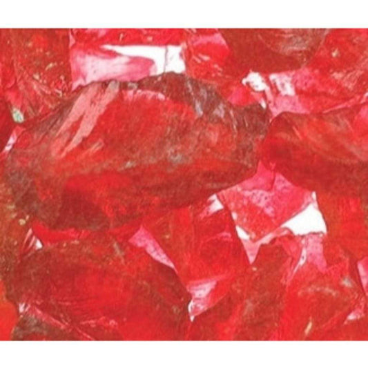 Majestic Scarlet Reflective Crushed Glass Media for Lanai 60" Outdoor Gas Fireplace