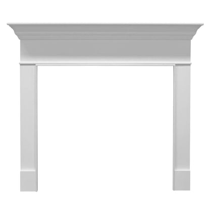 Majestic Select Series Wescott C 53" Primed MDF Transitional Style Flush Wood Fireplace Mantel With Custom New Gray Stain Color