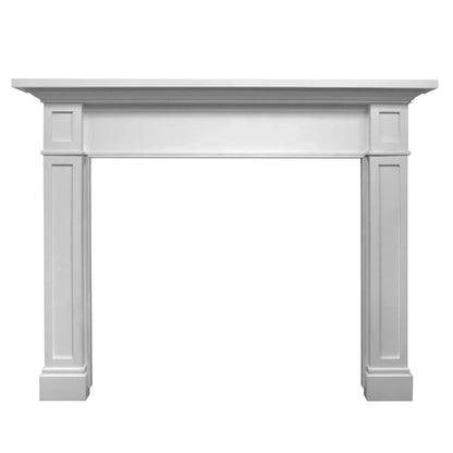 Majestic Signature Series Acadia A 44" Primed MDF Traditional Style Flush Wood Fireplace Mantel With Custom New Gray Stain Color