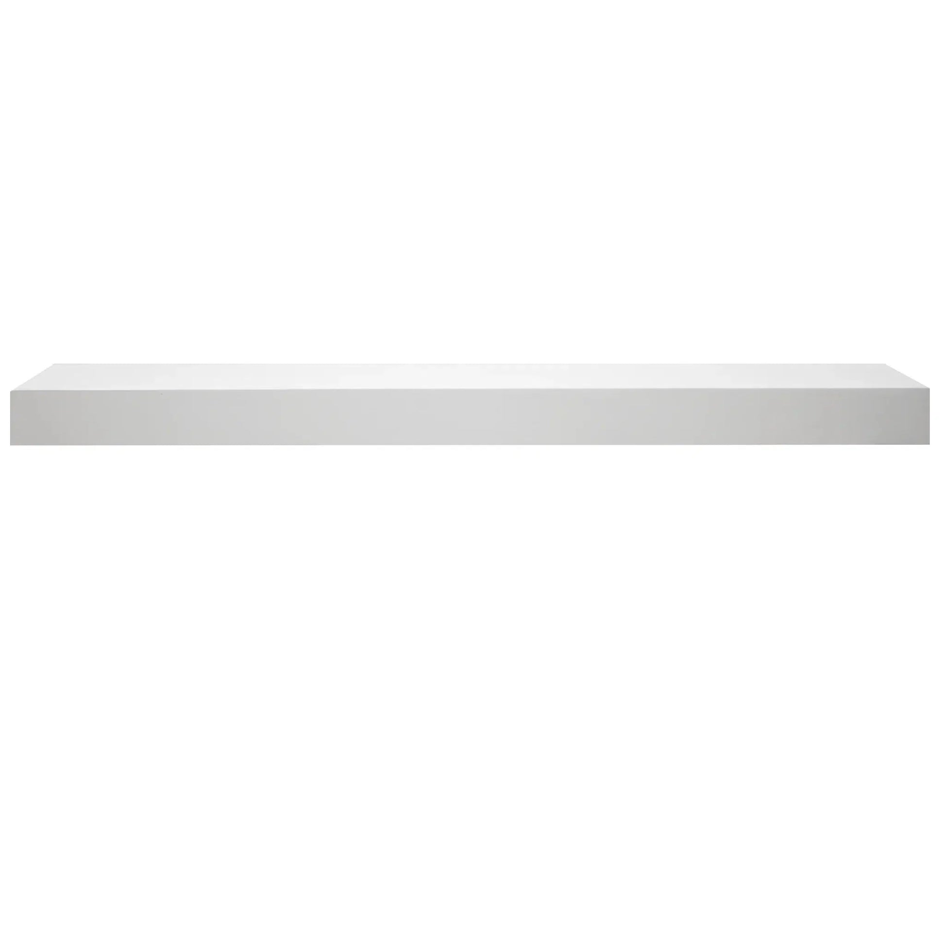 Majestic Signature Series Fillmore 48" Primed MDF Transitional Style Wood Mantel Shelf With Custom New Gray Stain Color