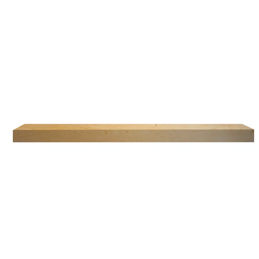 Majestic Signature Series Fillmore 59" Unfinished Maple Transitional Style Wood Mantel Shelf With Custom New Gray Stain Color