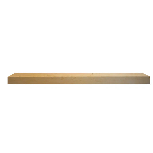 Majestic Signature Series Fillmore 72" Unfinished Maple Transitional Style Wood Mantel Shelf With Custom New Gray Stain Color