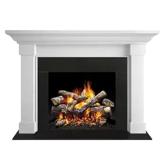 Majestic Signature Series Kenwood A 62" Primed MDF Flush Wood Mantel Base