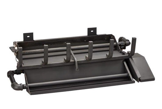 Majestic Stadium 24" 2-Tier IPI Ignition Vented Natural Gas Burner / Hearth Kit With Remote Control