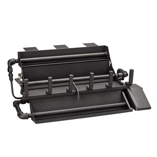 Majestic Stadium 24" 3-Tier IPI Ignition Vented Natural Gas Burner / Hearth Kit With Remote Control