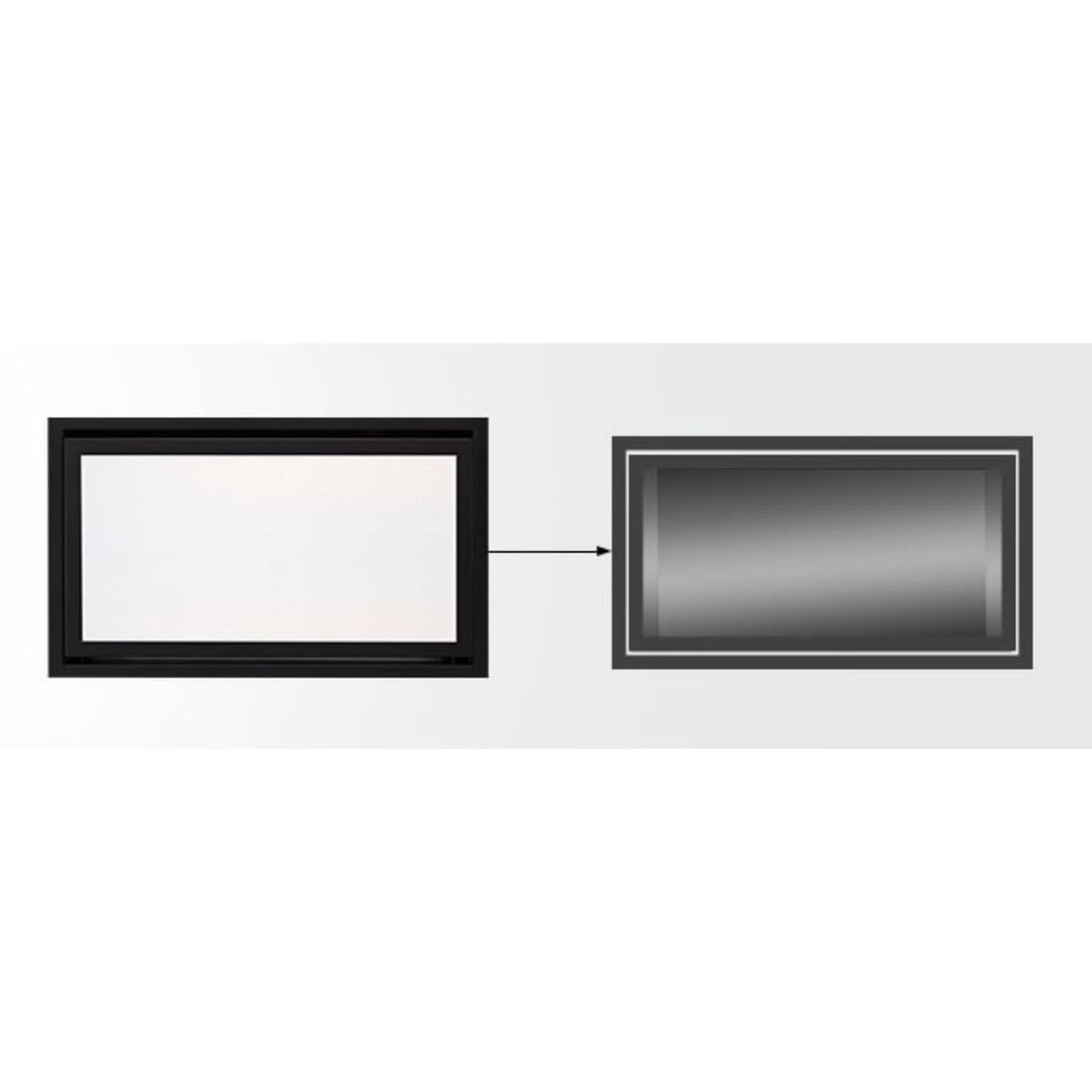 Majestic Stainless Steel Clean Face Trim for Echelon II 72" Gas Fireplace