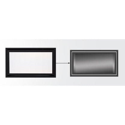 Majestic Stainless Steel Clean Face Trim for Echelon II 72" Gas Fireplace