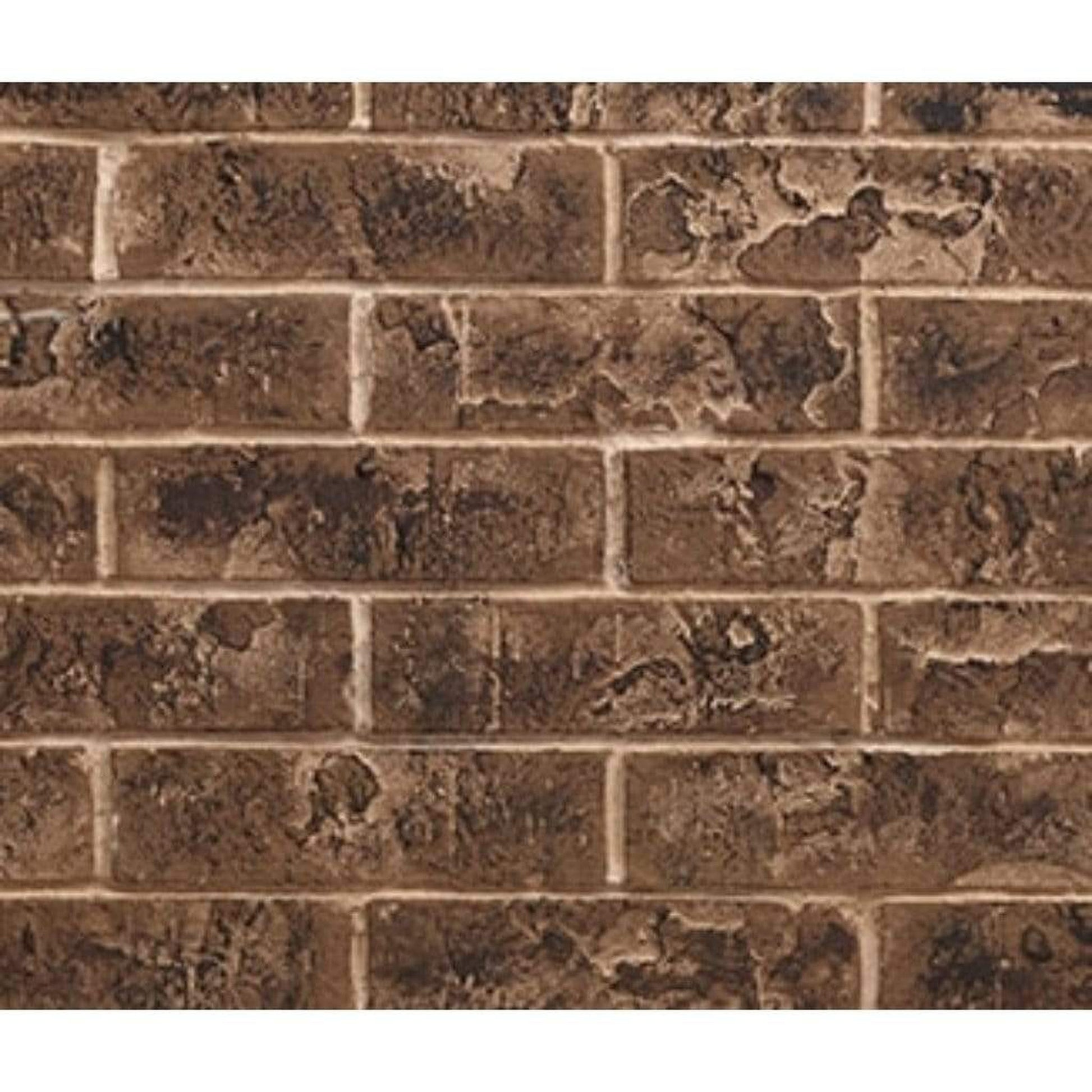 Majestic Tavern Brown Brick Interior Panels for Marquis II See-Through 42" Gas Fireplace