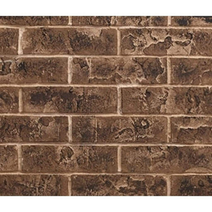 Majestic Tavern Brown Brick Interior Panels for Marquis II See-Through 42" Gas Fireplace
