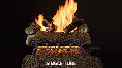 Majestic Timberland and Smoldering Oak 24" 10-Piece Vented Gas Log Set
