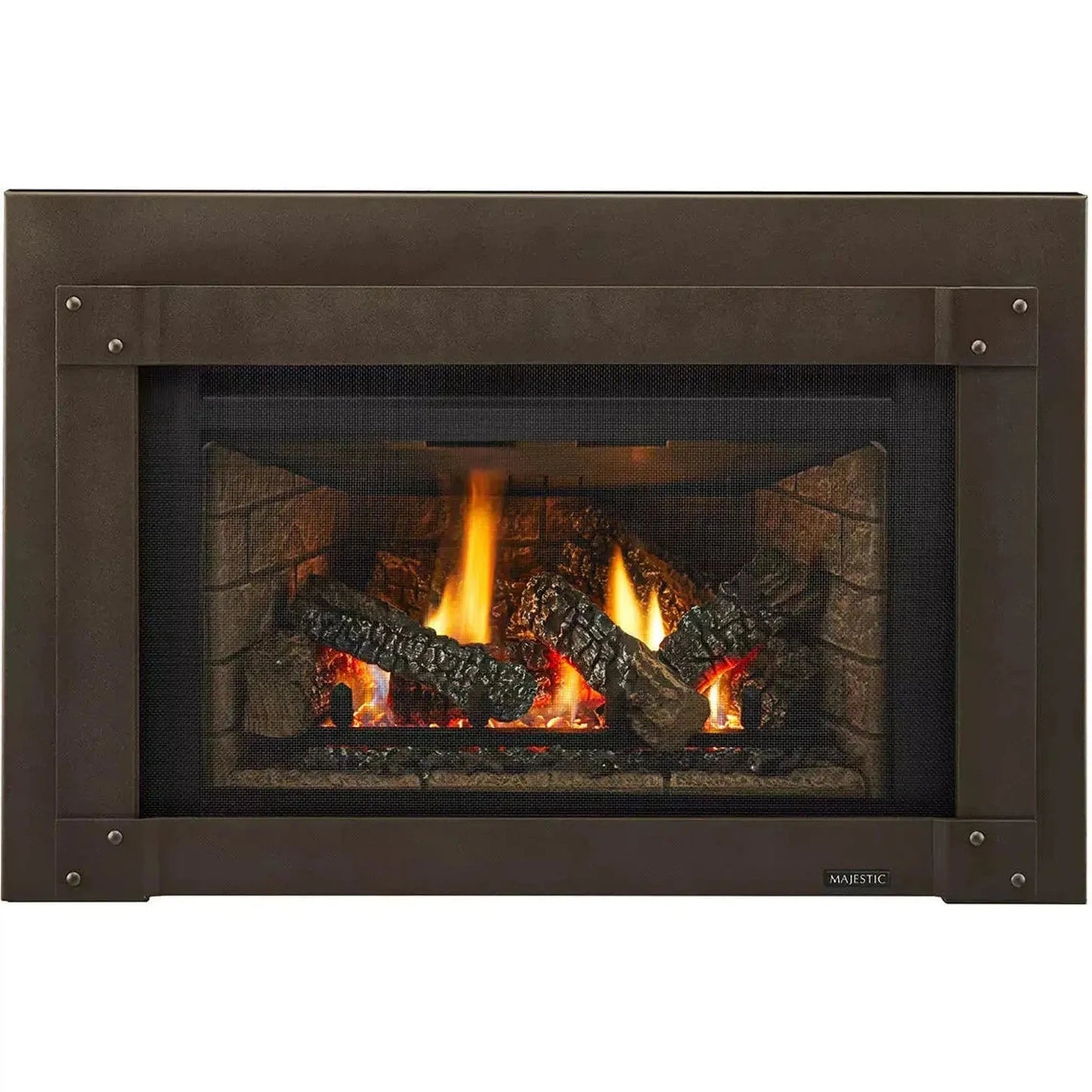 Majestic Trilliant Small 25" Traditional Direct Vent Natural Gas Fireplace Insert With IntelliFire Touch Ignition System