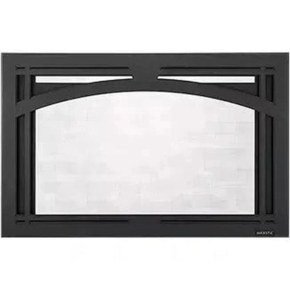 Majestic Tuscan Black Arch Screen Front for Trilliant 35" Gas Fireplace Insert