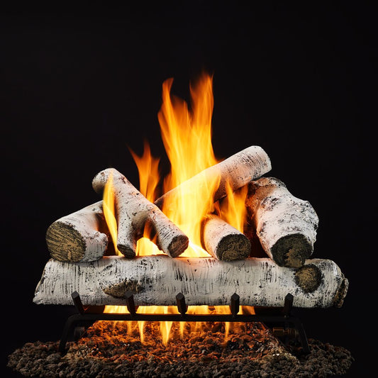 Majestic Woodland Birch 30" 10-Piece Vented Gas Log Set