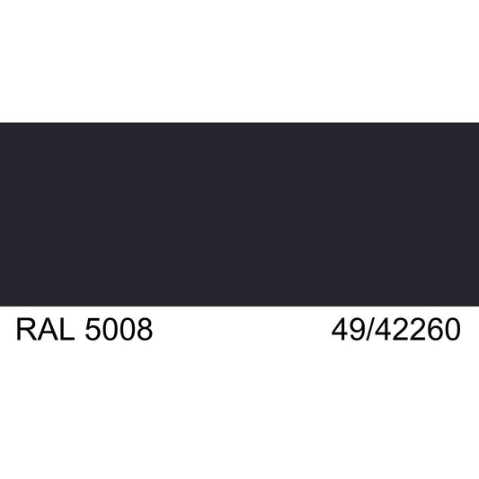 Malm 9"x 18" Telescopic to 8" Pipe With RAL 5008 49/42260 Powder Coat Finish for Fire Drum Fireplaces