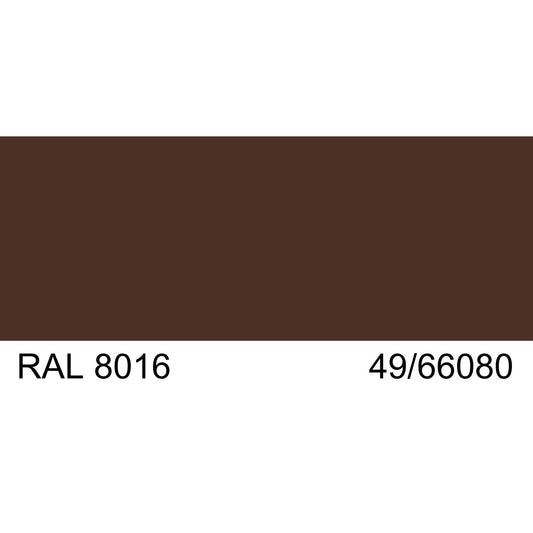 Malm 9"x 18" Telescopic to 8" Pipe With RAL 8016 49/66080 Powder Coat Finish for Fire Drum Fireplaces