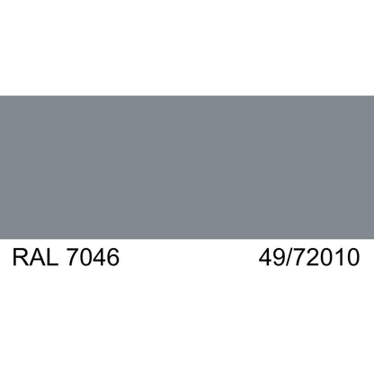 Malm Imperial Carousel 42" Freestanding Natural Gas Fireplace With Remote Control, RAL 7046 49/72010 Powder Coat Top and Matte Black Base