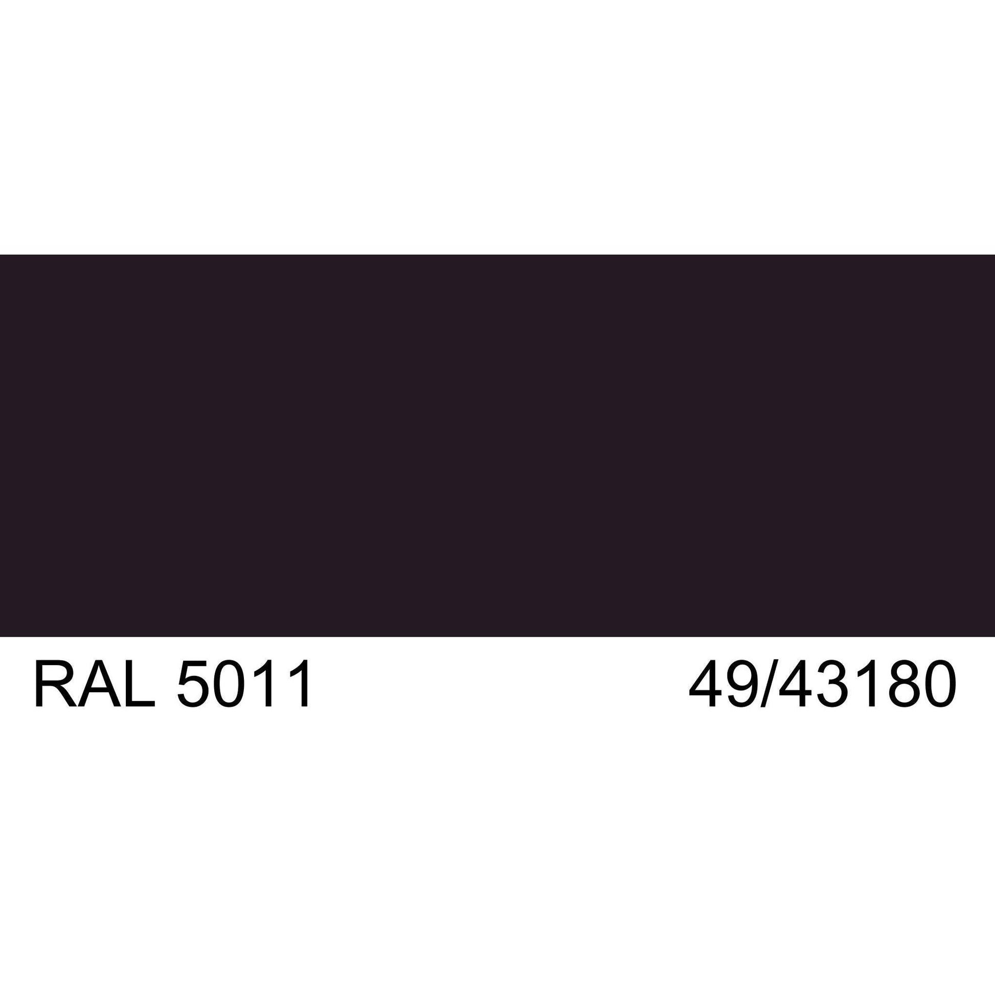 Malm Zircon 34" Freestanding Horizontal Direct Vent Propane Gas Fireplace With RAL 5011 49/43180 Powder Coat Top and Matte Black Base